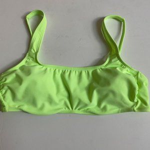 Xhilaration Bralette Bikini Top - Lime Green